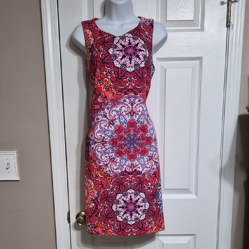 Alyx Multicolor Kaleidoscope Dress Above The Knee Size 4